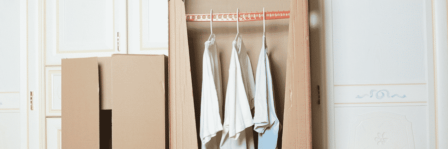Effectively moving clothes on hangers
